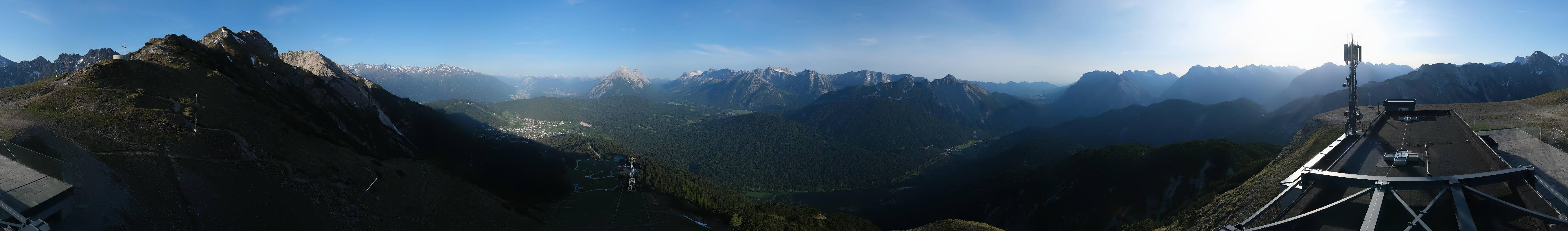 Archiv Foto Webcam Seefeld Rosshütte - Bergstation Seefelder Joch