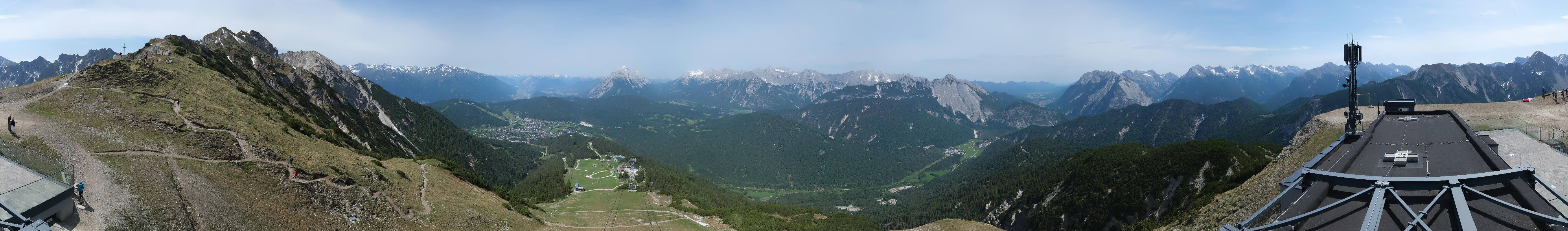 Archiv Foto Webcam Seefeld Rosshütte - Bergstation Seefelder Joch