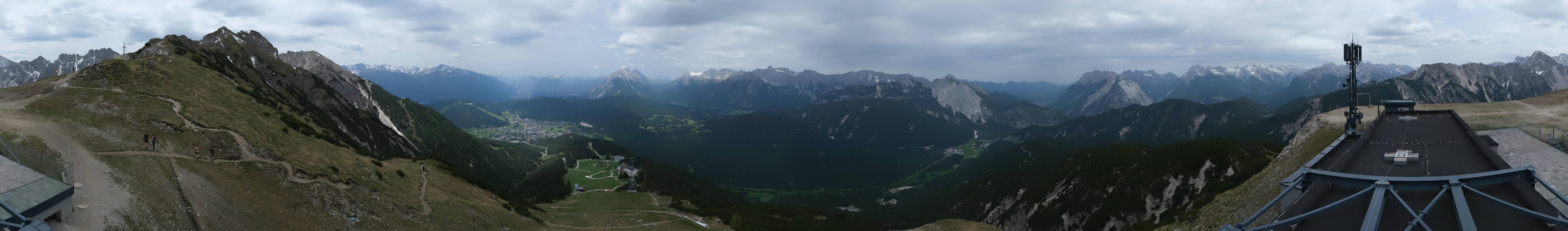 Archiv Foto Webcam Seefeld Rosshütte - Bergstation Seefelder Joch