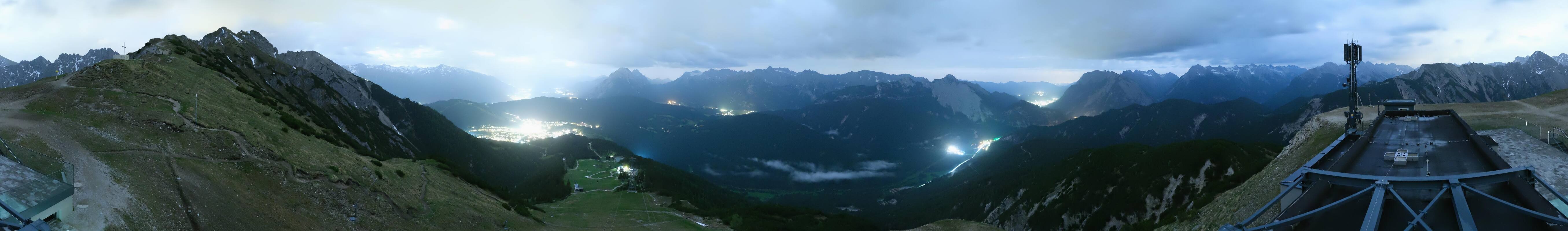 Archiv Foto Webcam Seefeld Rosshütte - Bergstation Seefelder Joch