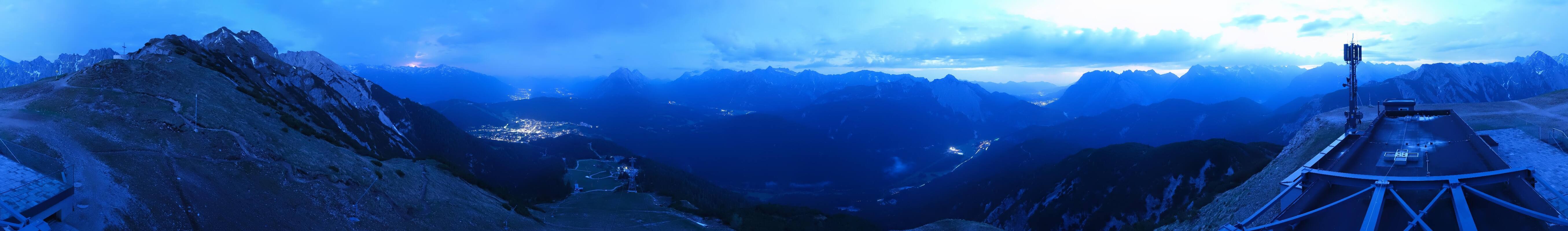 Archiv Foto Webcam Seefeld Rosshütte - Bergstation Seefelder Joch