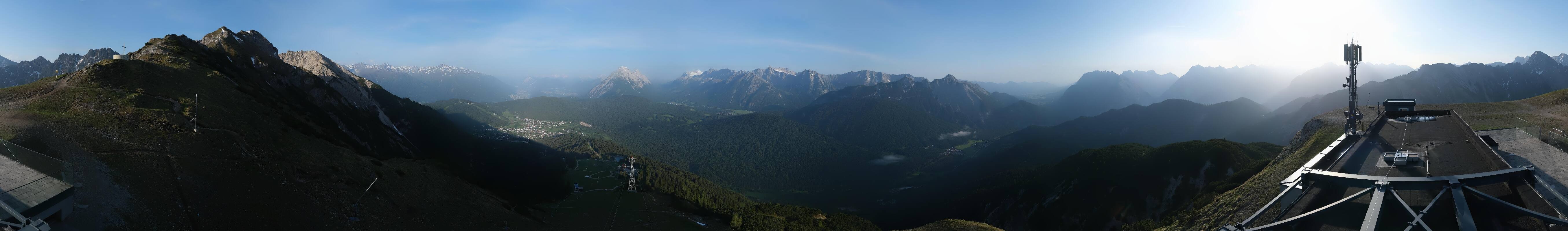 Archiv Foto Webcam Seefeld Rosshütte - Bergstation Seefelder Joch