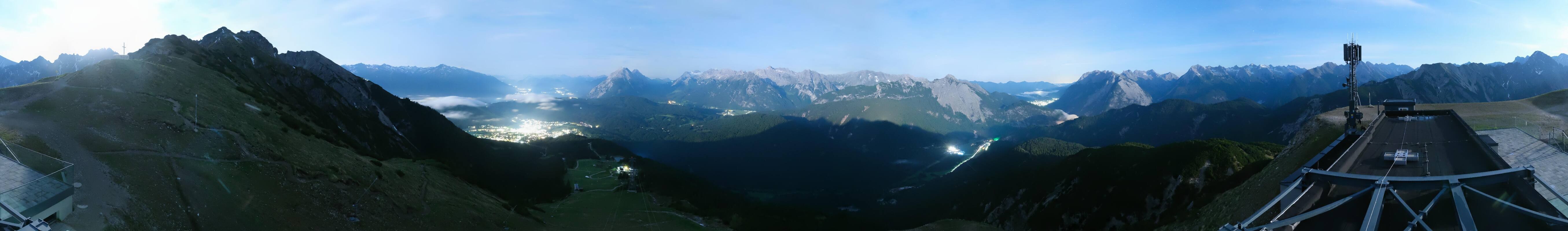 Archiv Foto Webcam Seefeld Rosshütte - Bergstation Seefelder Joch