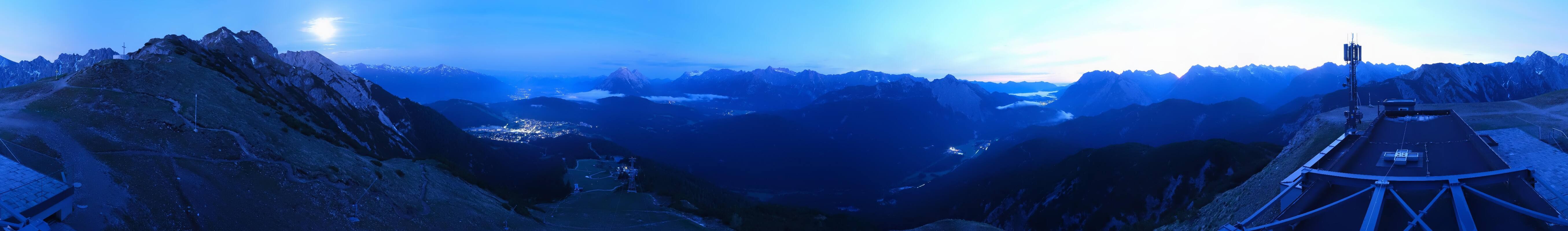 Archiv Foto Webcam Seefeld Rosshütte - Bergstation Seefelder Joch