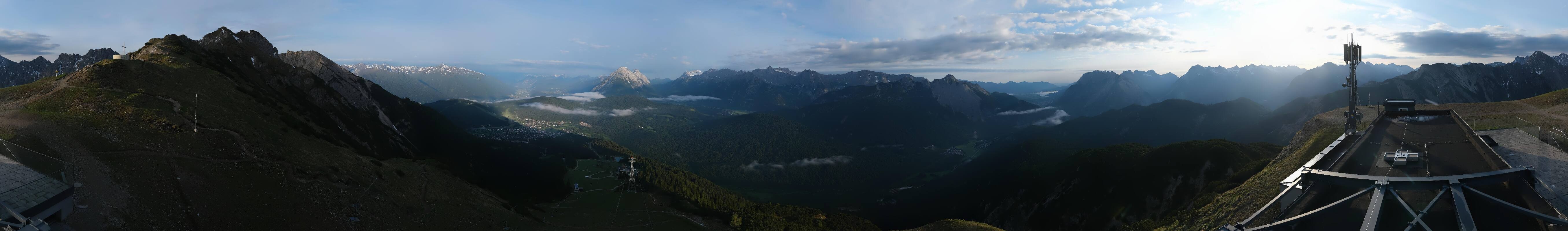 Archiv Foto Webcam Seefeld Rosshütte - Bergstation Seefelder Joch