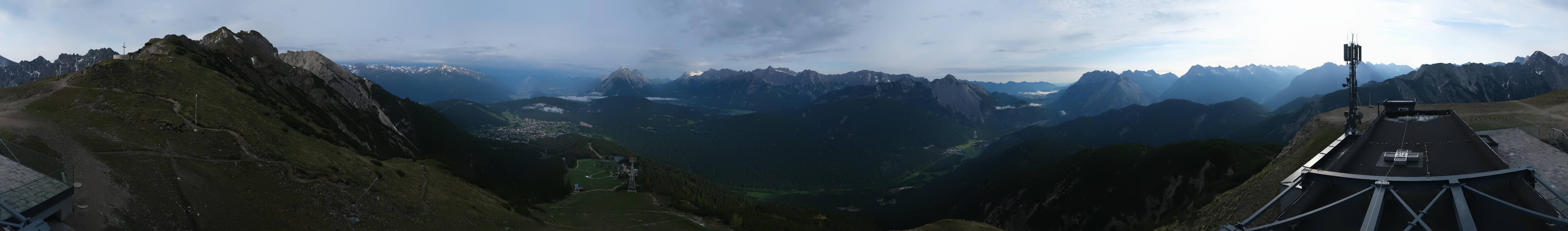 Archiv Foto Webcam Seefeld Rosshütte - Bergstation Seefelder Joch