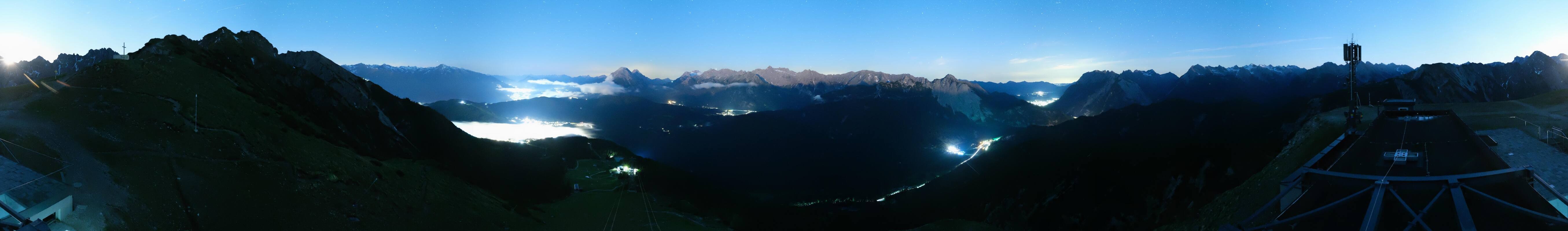 Archiv Foto Webcam Seefeld Rosshütte - Bergstation Seefelder Joch