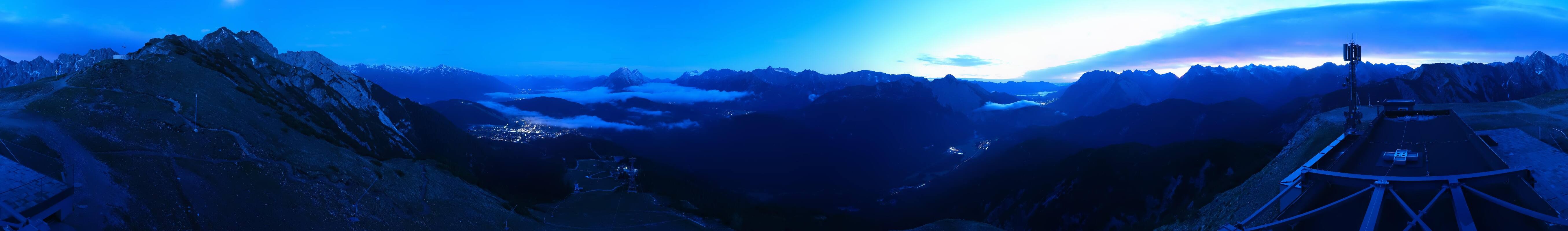 Archiv Foto Webcam Seefeld Rosshütte - Bergstation Seefelder Joch