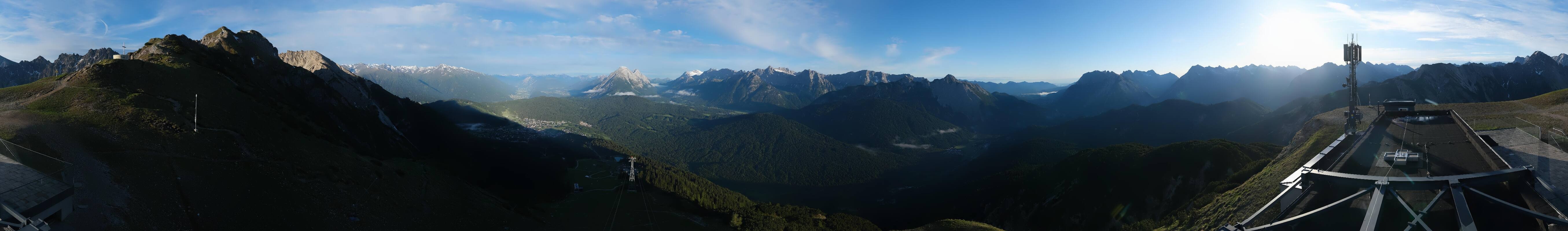 Archiv Foto Webcam Seefeld Rosshütte - Bergstation Seefelder Joch