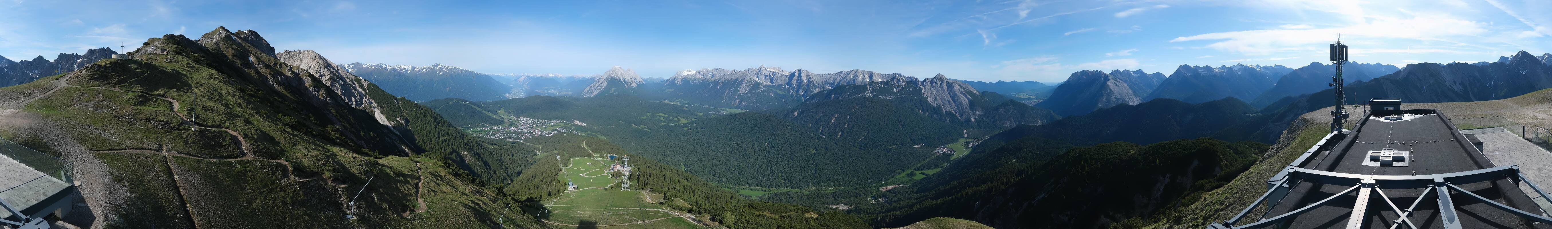 Archiv Foto Webcam Seefeld Rosshütte - Bergstation Seefelder Joch