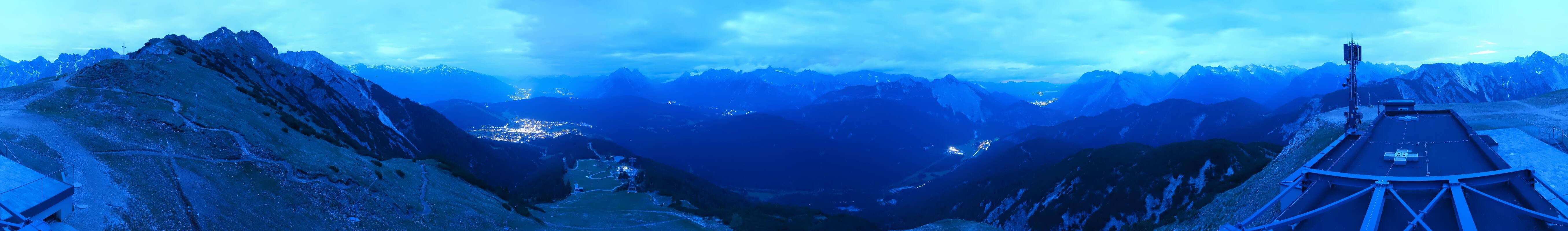 Archiv Foto Webcam Seefeld Rosshütte - Bergstation Seefelder Joch