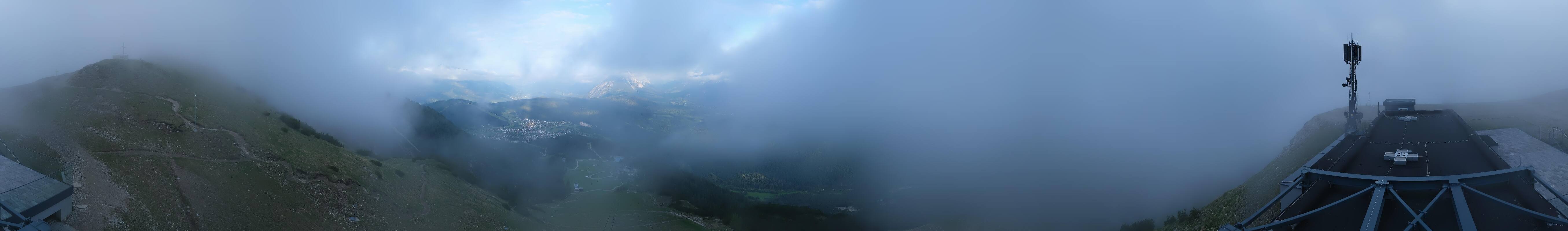 Archiv Foto Webcam Seefeld Rosshütte - Bergstation Seefelder Joch
