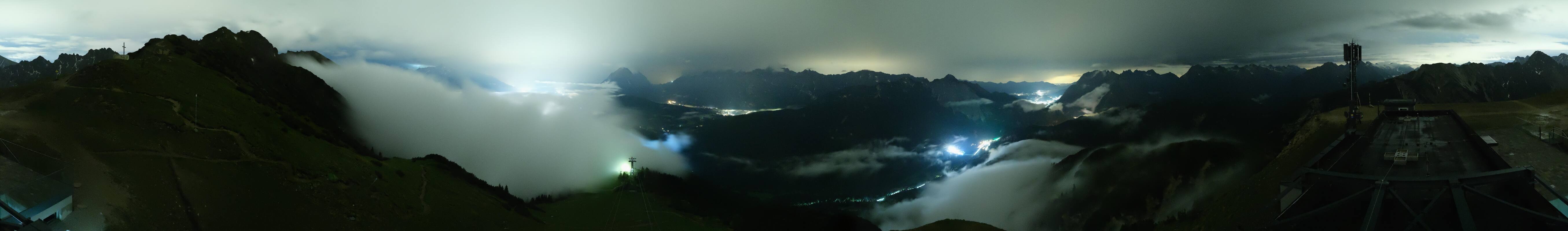 Archiv Foto Webcam Seefeld Rosshütte - Bergstation Seefelder Joch