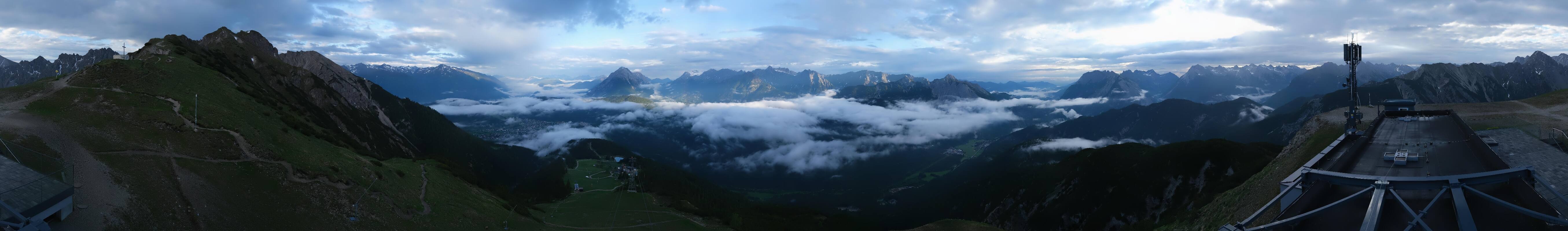 Archiv Foto Webcam Seefeld Rosshütte - Bergstation Seefelder Joch