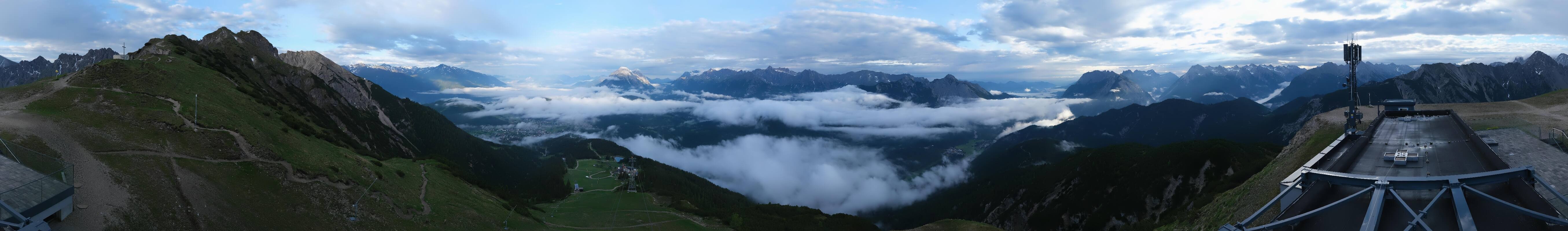 Archiv Foto Webcam Seefeld Rosshütte - Bergstation Seefelder Joch