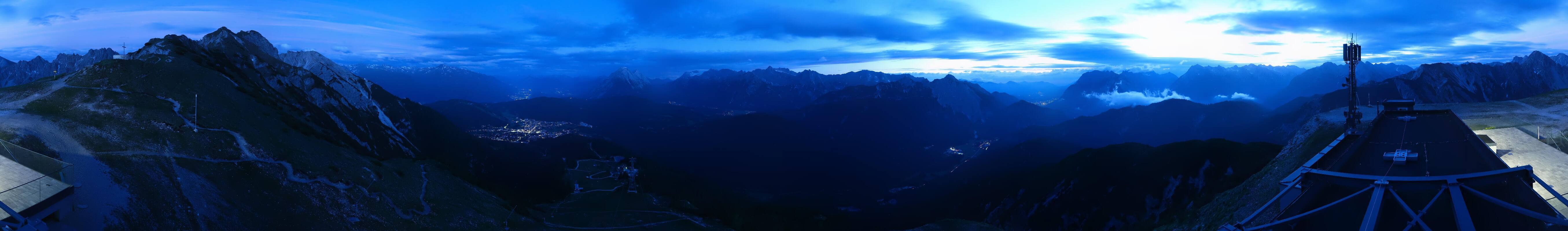 Archiv Foto Webcam Seefeld Rosshütte - Bergstation Seefelder Joch