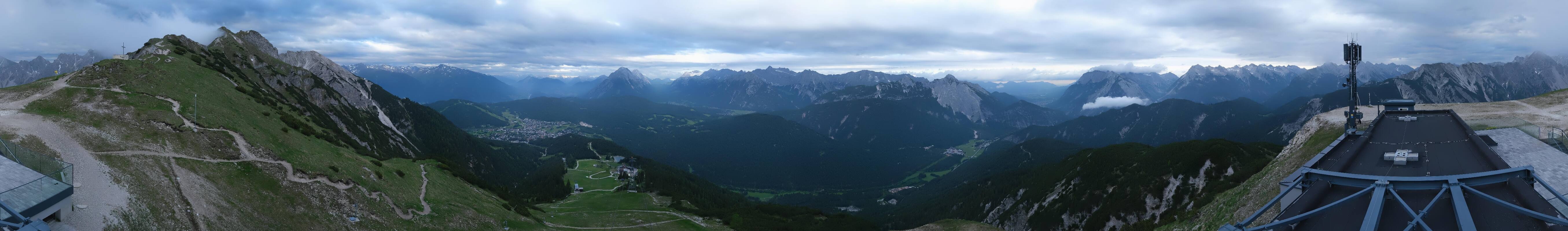 Archiv Foto Webcam Seefeld Rosshütte - Bergstation Seefelder Joch