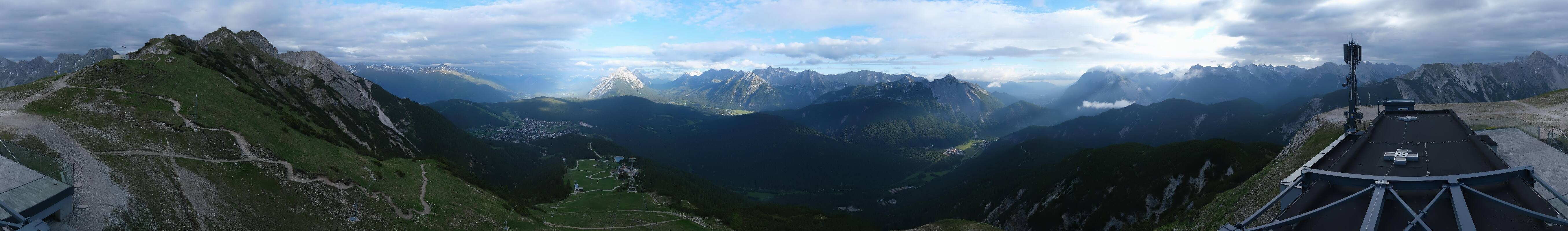 Archiv Foto Webcam Seefeld Rosshütte - Bergstation Seefelder Joch