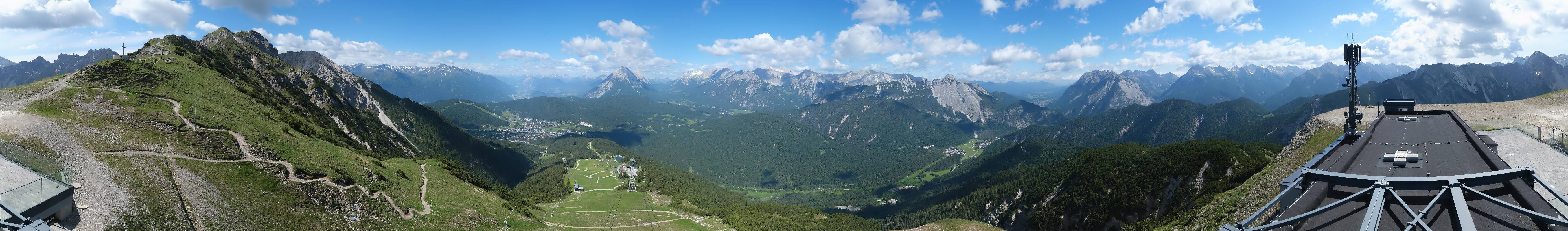 Archiv Foto Webcam Seefeld Rosshütte - Bergstation Seefelder Joch