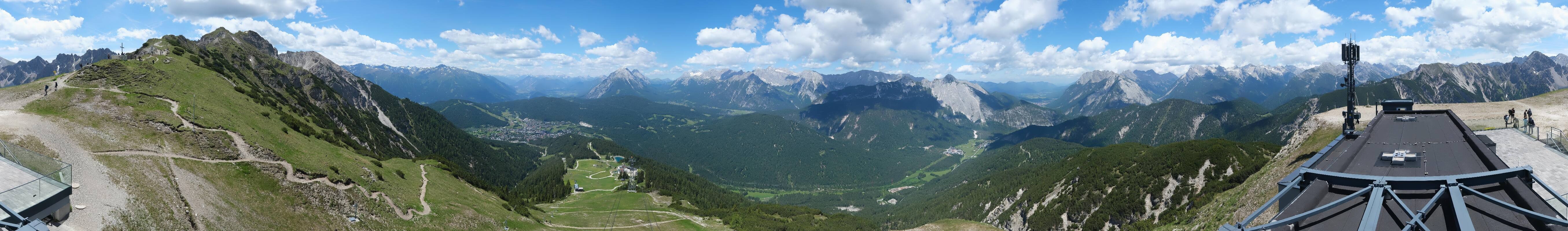 Archiv Foto Webcam Seefeld Rosshütte - Bergstation Seefelder Joch