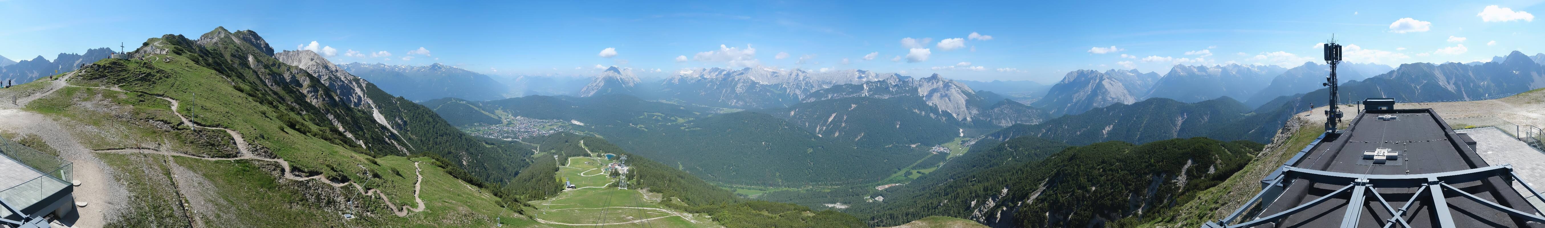Archiv Foto Webcam Seefeld Rosshütte - Bergstation Seefelder Joch