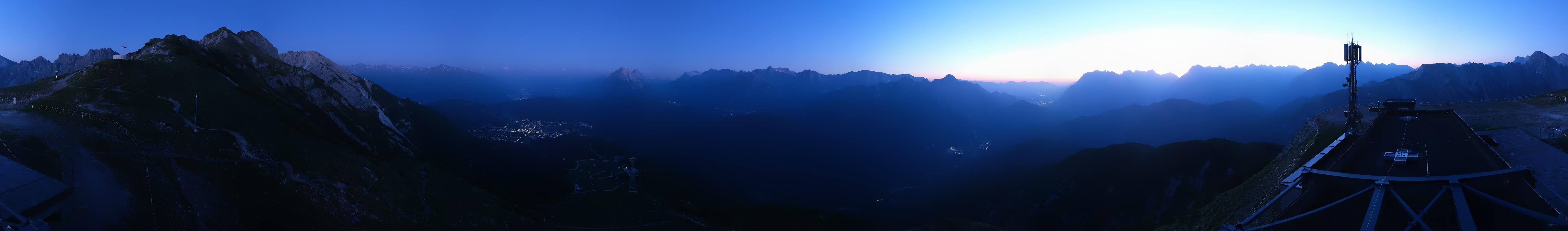 Archiv Foto Webcam Seefeld Rosshütte - Bergstation Seefelder Joch
