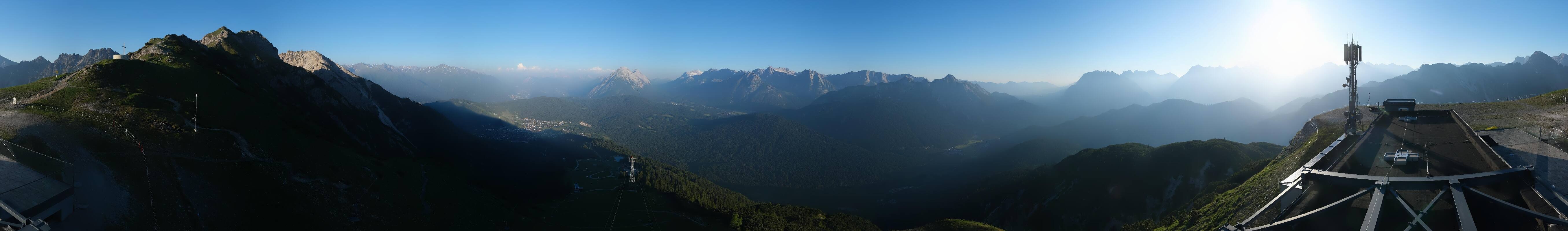 Archiv Foto Webcam Seefeld Rosshütte - Bergstation Seefelder Joch
