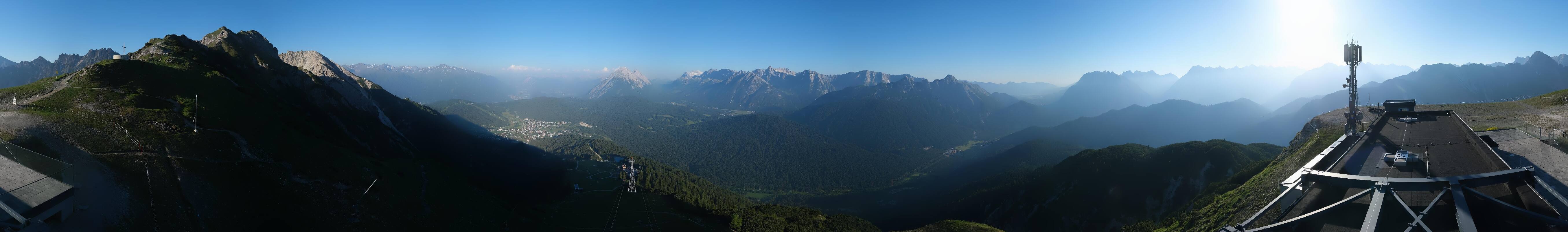 Archiv Foto Webcam Seefeld Rosshütte - Bergstation Seefelder Joch