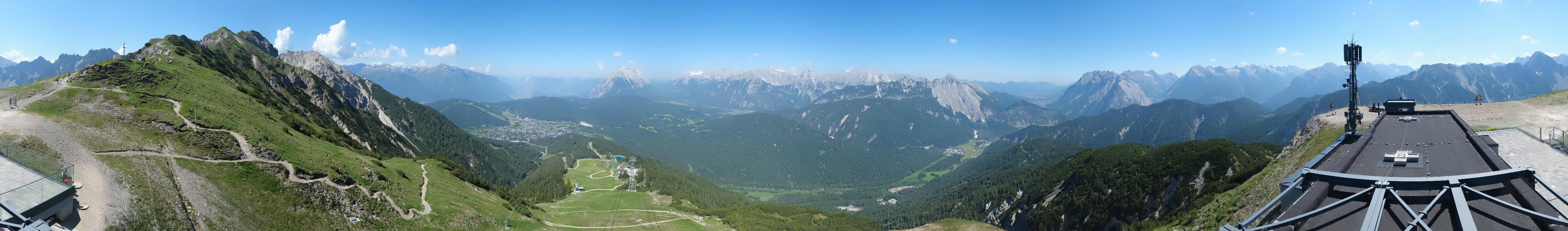 Archiv Foto Webcam Seefeld Rosshütte - Bergstation Seefelder Joch