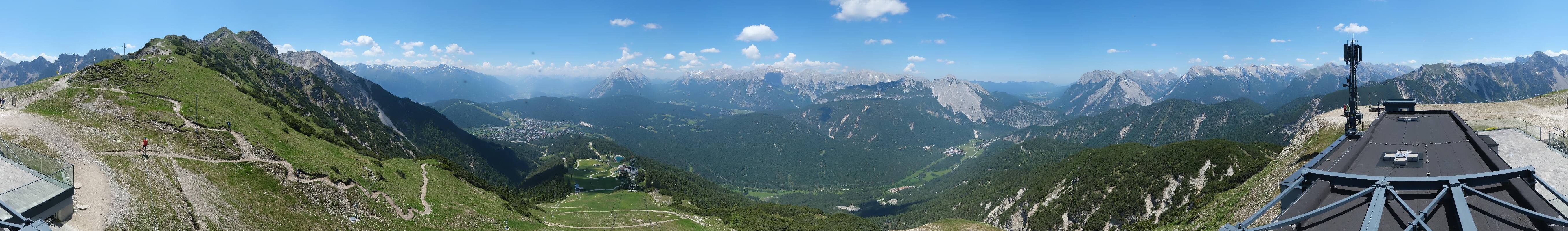 Archiv Foto Webcam Seefeld Rosshütte - Bergstation Seefelder Joch