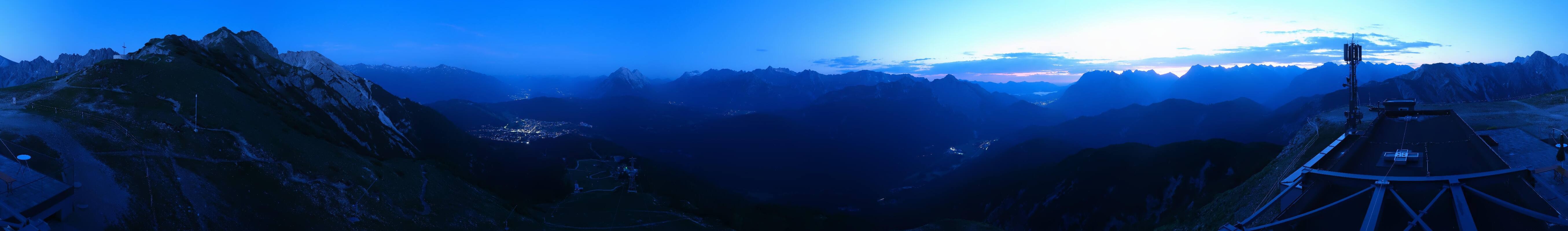 Archiv Foto Webcam Seefeld Rosshütte - Bergstation Seefelder Joch