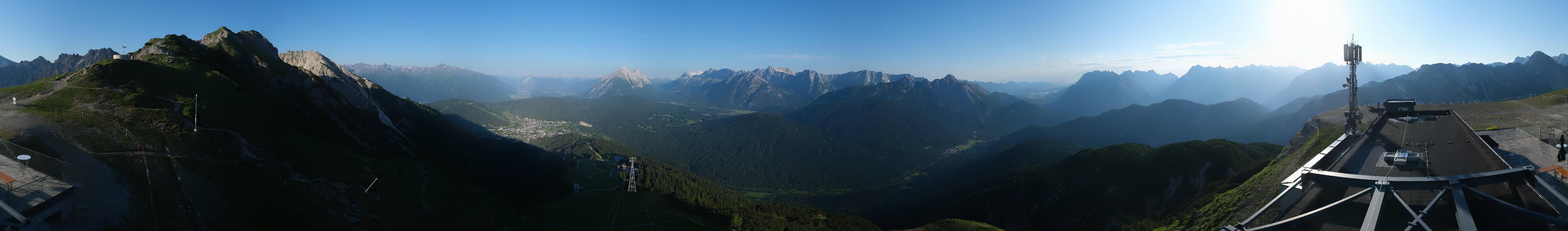 Archiv Foto Webcam Seefeld Rosshütte - Bergstation Seefelder Joch