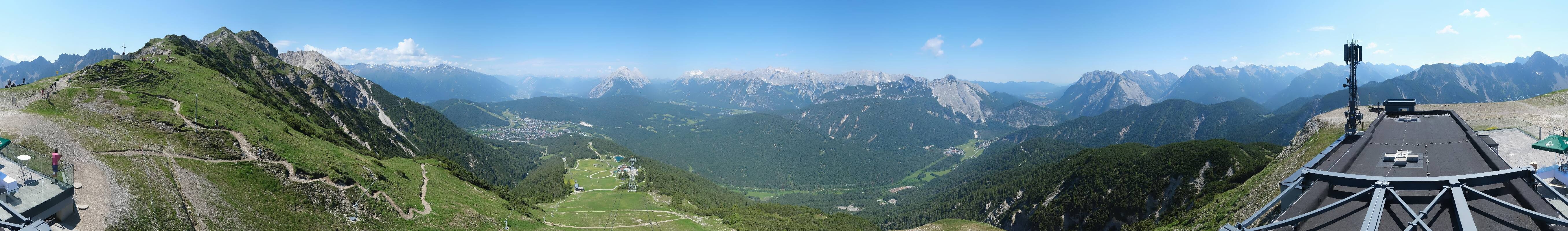 Archiv Foto Webcam Seefeld Rosshütte - Bergstation Seefelder Joch