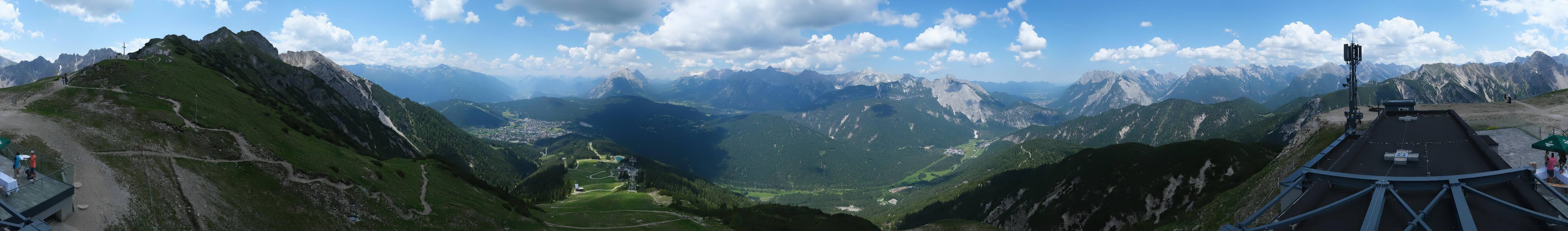 Archiv Foto Webcam Seefeld Rosshütte - Bergstation Seefelder Joch