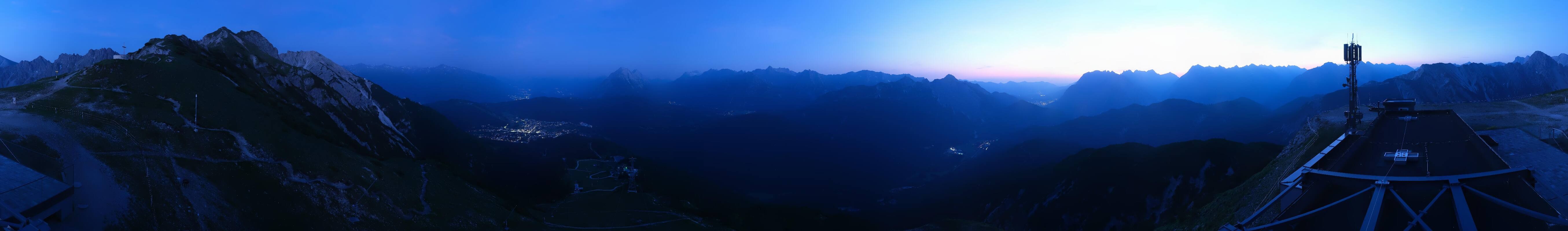 Archiv Foto Webcam Seefeld Rosshütte - Bergstation Seefelder Joch