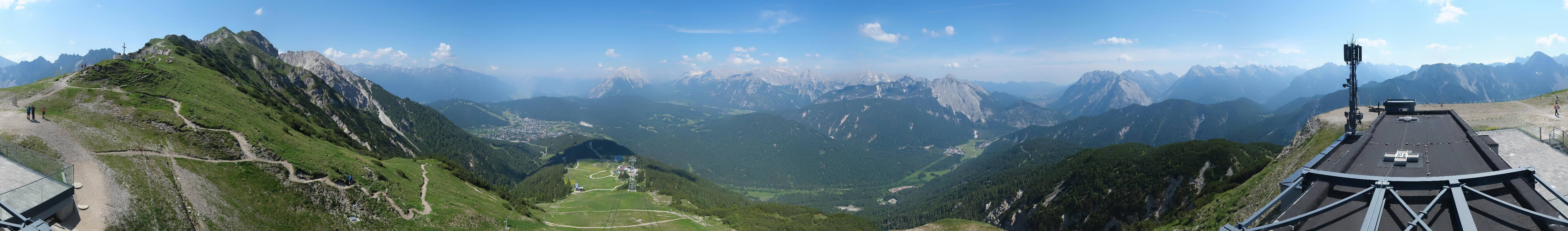 Archiv Foto Webcam Seefeld Rosshütte - Bergstation Seefelder Joch
