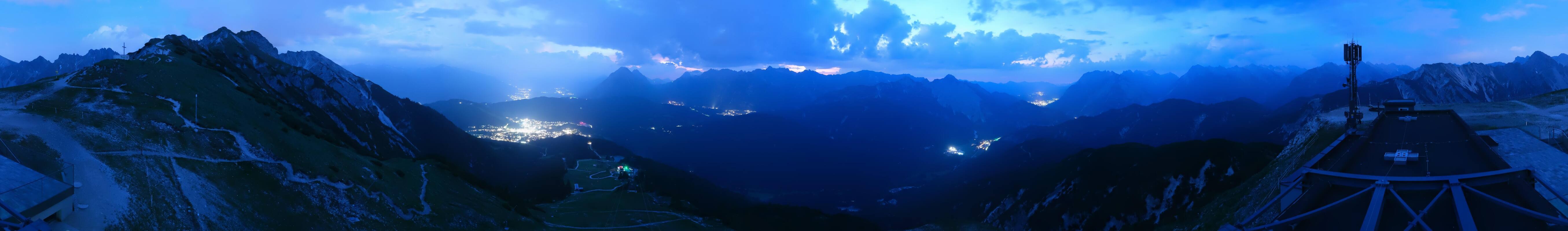 Archiv Foto Webcam Seefeld Rosshütte - Bergstation Seefelder Joch