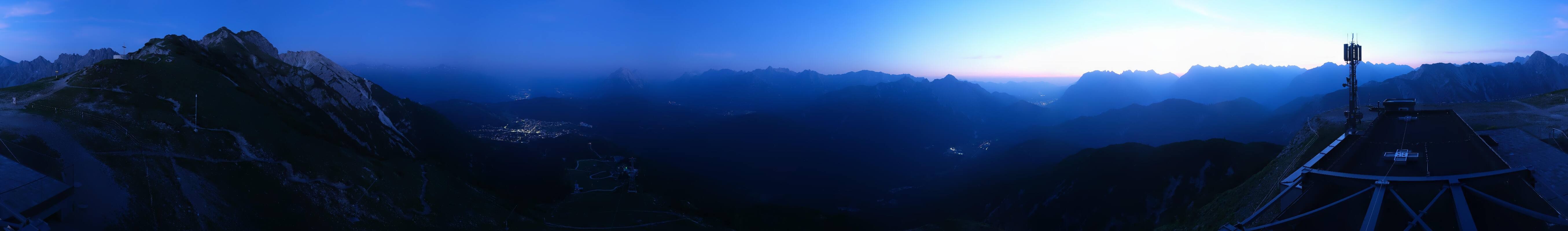 Archiv Foto Webcam Seefeld Rosshütte - Bergstation Seefelder Joch