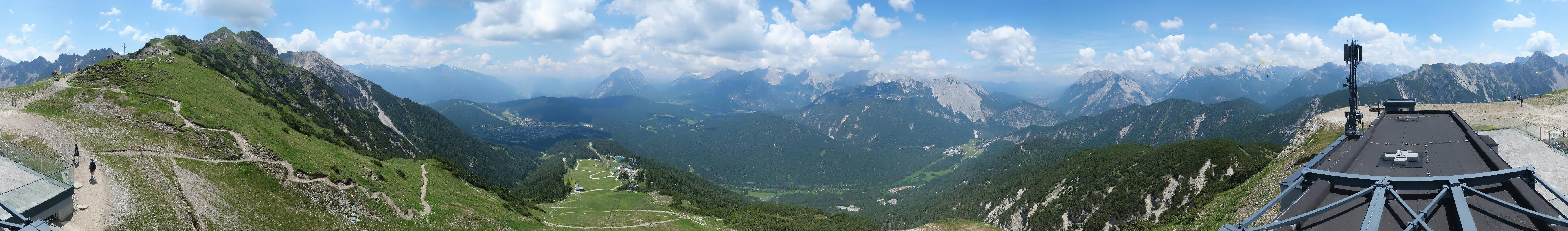 Archiv Foto Webcam Seefeld Rosshütte - Bergstation Seefelder Joch