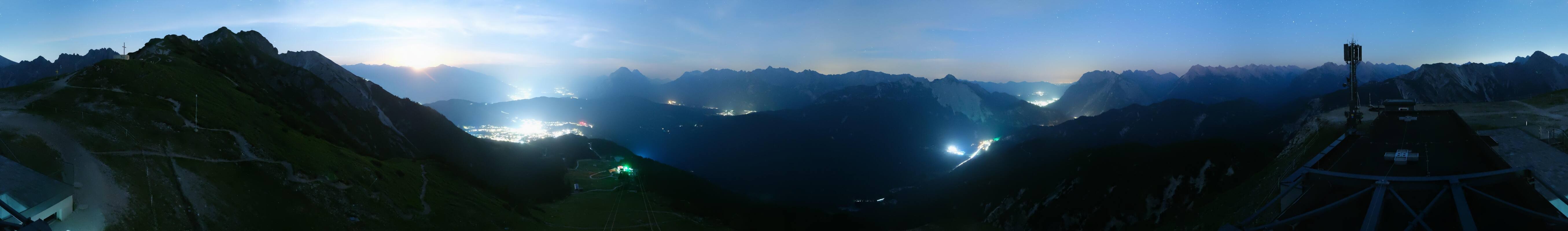 Archiv Foto Webcam Seefeld Rosshütte - Bergstation Seefelder Joch