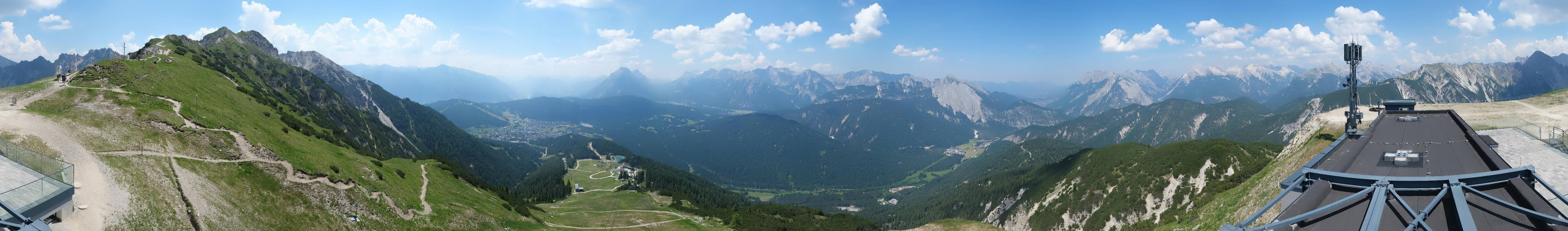 Archiv Foto Webcam Seefeld Rosshütte - Bergstation Seefelder Joch