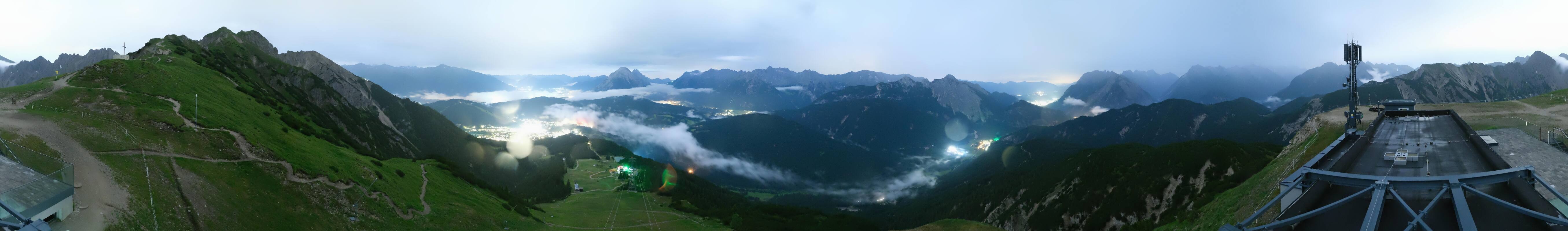 Archiv Foto Webcam Seefeld Rosshütte - Bergstation Seefelder Joch