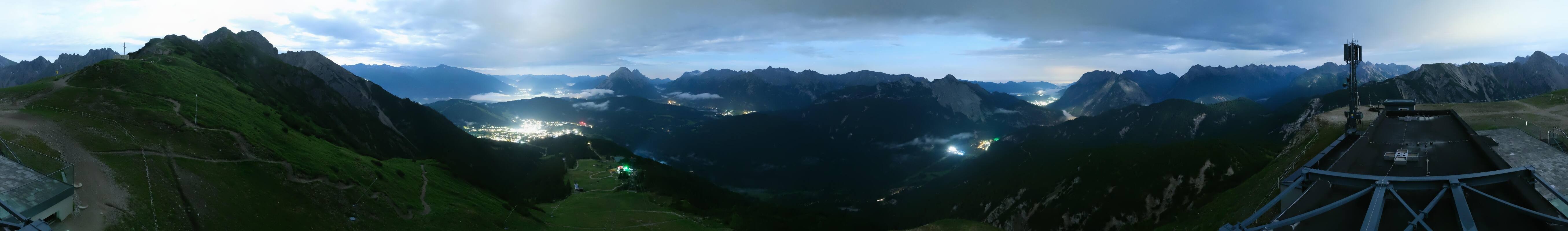 Archiv Foto Webcam Seefeld Rosshütte - Bergstation Seefelder Joch