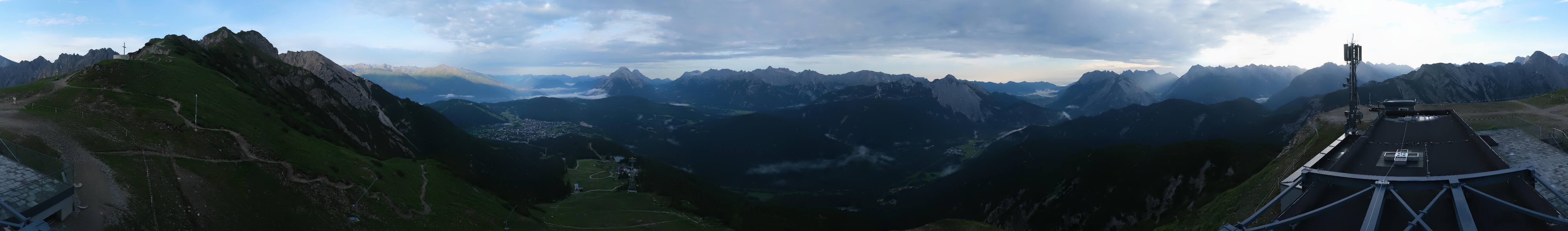 Archiv Foto Webcam Seefeld Rosshütte - Bergstation Seefelder Joch