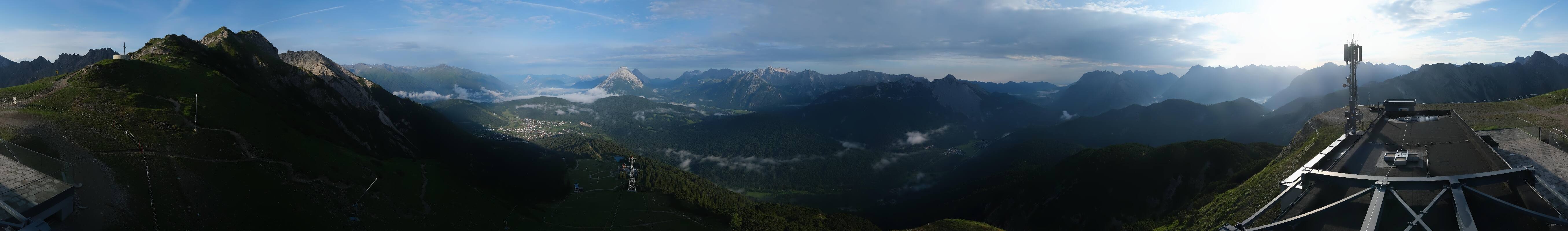 Archiv Foto Webcam Seefeld Rosshütte - Bergstation Seefelder Joch