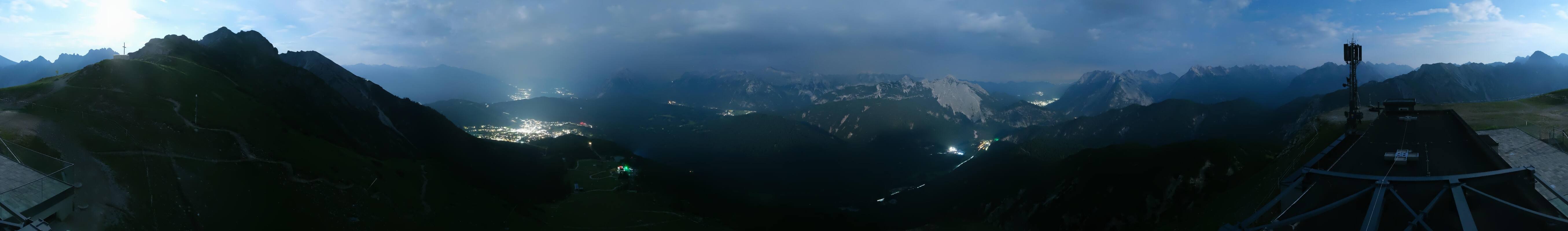 Archiv Foto Webcam Seefeld Rosshütte - Bergstation Seefelder Joch