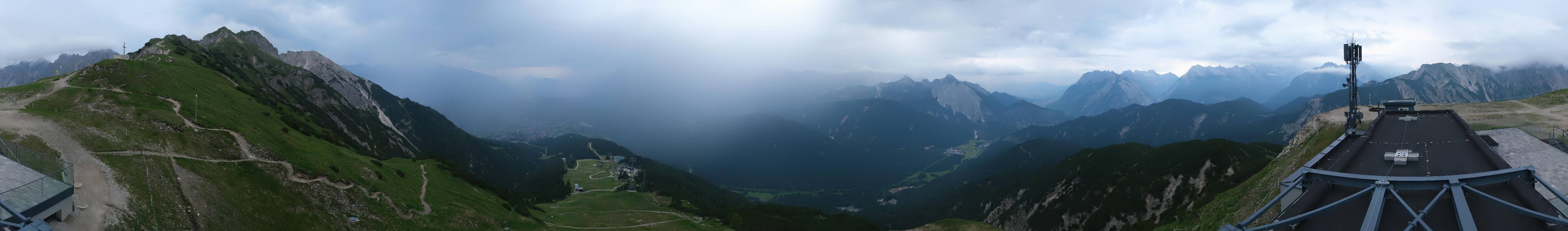 Archiv Foto Webcam Seefeld Rosshütte - Bergstation Seefelder Joch