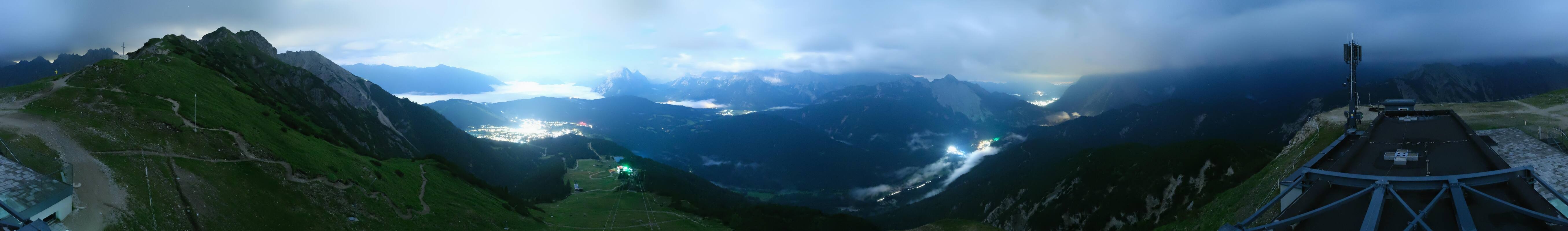 Archiv Foto Webcam Seefeld Rosshütte - Bergstation Seefelder Joch