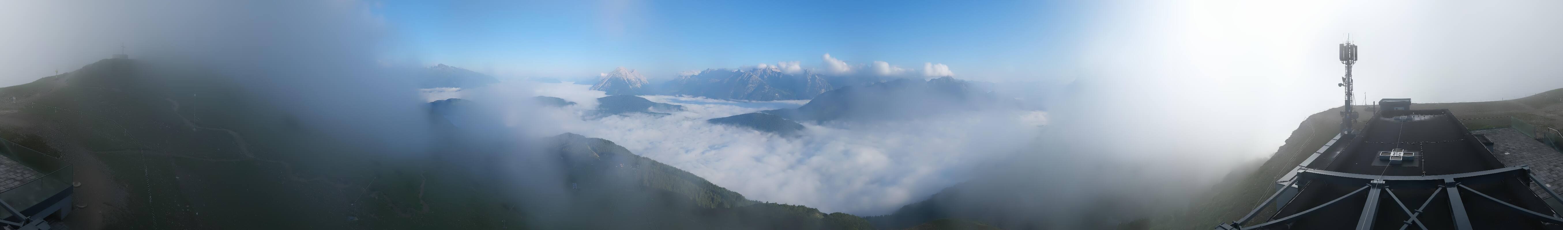 Archiv Foto Webcam Seefeld Rosshütte - Bergstation Seefelder Joch