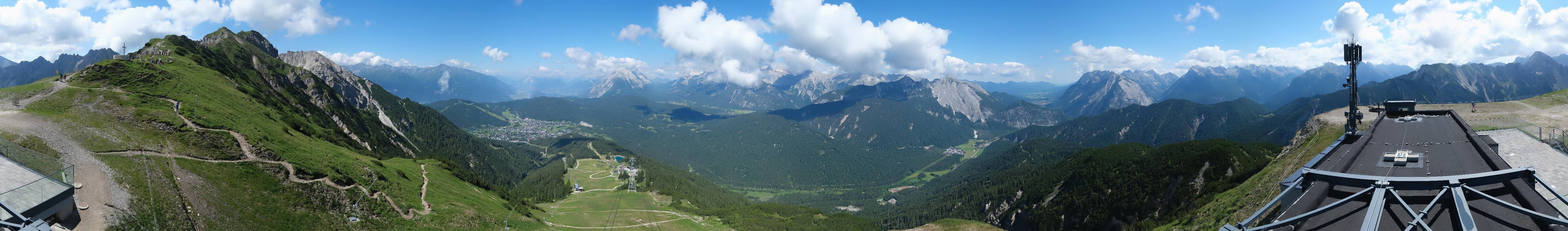 Archiv Foto Webcam Seefeld Rosshütte - Bergstation Seefelder Joch
